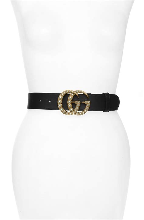 fake pearl gucci belt|gucci belt with pearl buckle.